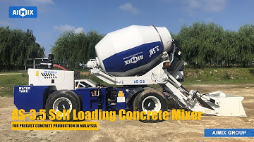 AS3 5 Self Loading Concrete Mixer For Precast Concrete Production in Malaysia 02