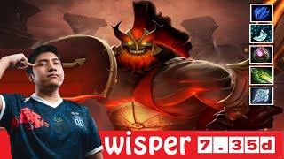 [DOTA 2] OG.Wisper the MARS [OFFLANE] [7.35d]