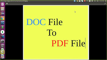 How To Convert a Word documents to PDF