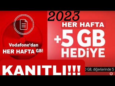 ✅VODAFONE BEDAVA 5GB İNTERNET KAZANMAK!!! VODAFONE BEDAVA İNTERNET KAZANMAK (2022-2023)!!