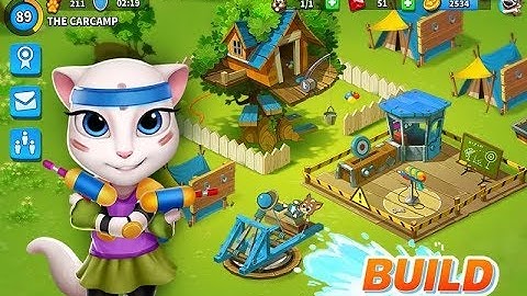 Talking Tom Camp Part 3 (by Outfit7) / Android Gameplay HD