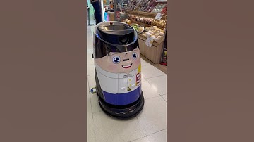 Robot cleaners at work – welcome to the future of travel 🤖✈️ #airportlife #robot #cleaningrobot