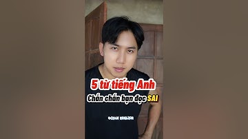 Chắc chắn bạn đọc sai 5 từ tiếng Anh này #oceanenglish #funny #english #vocabulary