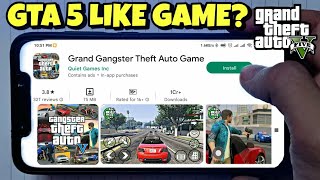 POWER OF GTA 5 LIKE GAME FOR ANDROID ? GRAND GANGSTER THEFT AUTO GAME | GAME REVIEW BY XTREME LATEST screenshot 1