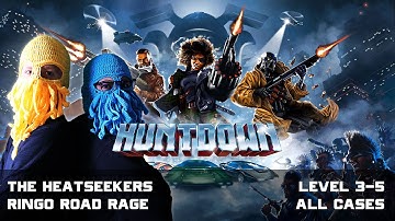 HUNTDOWN Walkthrough | Level 3 - 5: The Heatseekers | All Cases