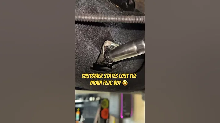 Customer states lost the drain plug? 🤣 #shorts #tips #mechanic #funny