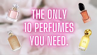 The Only 10 Perfumes You Need. (In my opinion!) 