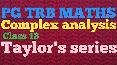 PG TRB MATHS Taylor