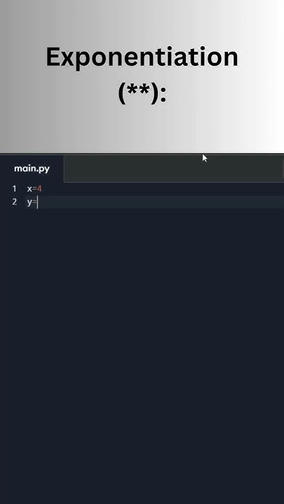 Raise Numbers to a Power in Python! - YouTube