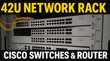 42U Network Rack Setup | Cisco Switches & Router Installation | Data Center Walkthrough