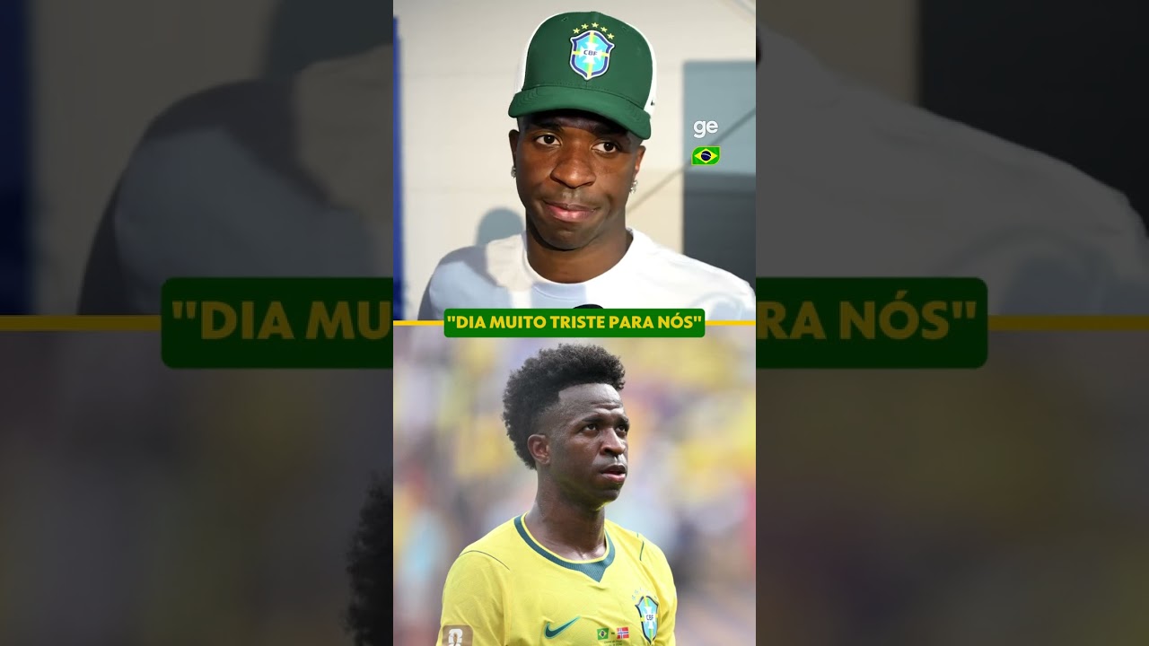 VINI JR: "DIA MUITO TRISTE PARA NÓS" | #shorts | Copa do Mundo 2026 | ge.globo