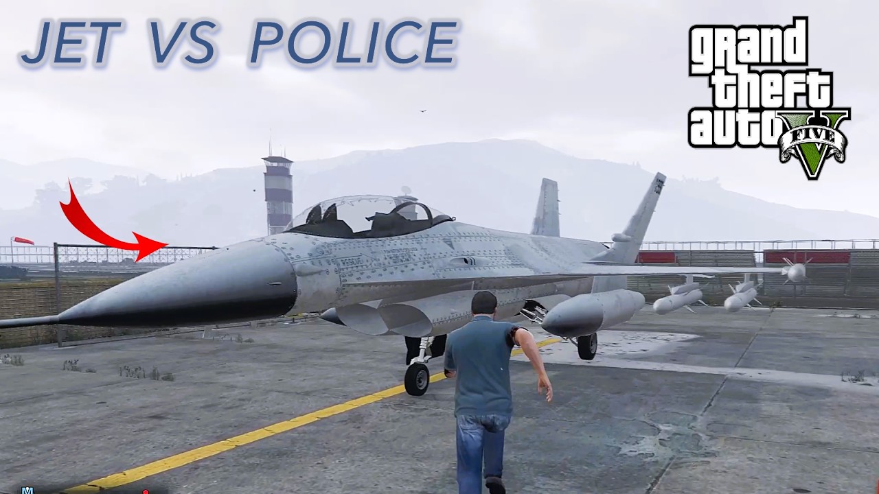 What I Learned from Stealing a Fighter Jet from a Military Base in GTA 5