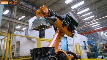 KUNMING YUNNEI - KUKA robots automatizing an engine machining line