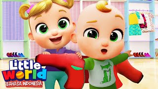 Aku Ingin Pakai Baju Sendiri | Kartun Anak | Little World Bahasa Indonesia