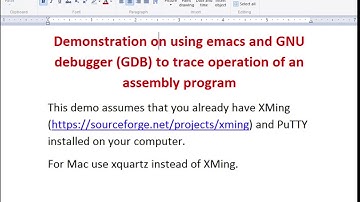 Debugging Assembly On Linux