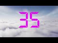 2 minutes countdown timer digital clock sky cloud