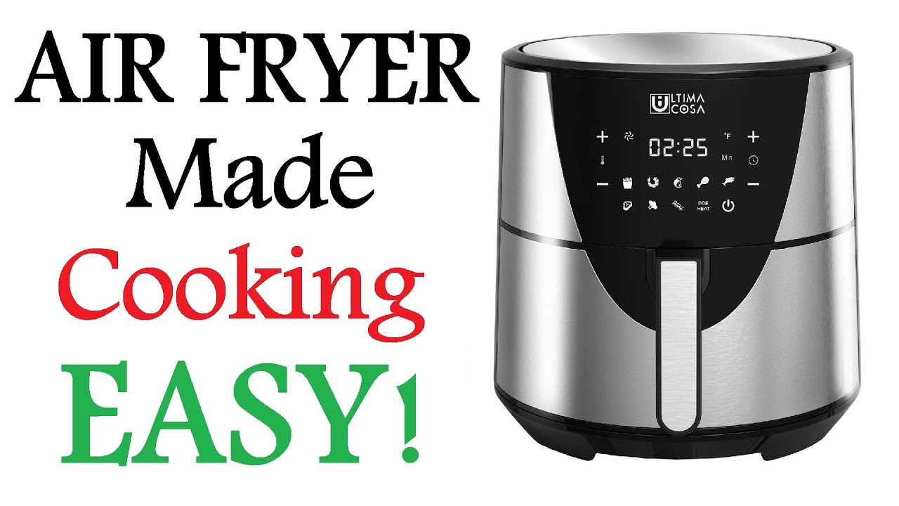 Ultima Cosa Presto Luxe Grande Air Fryer 8L (Stainless Steel)