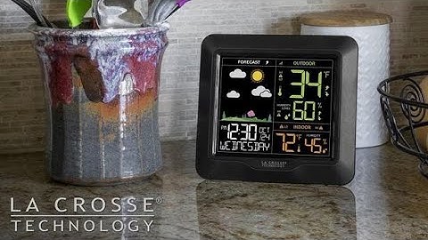 🕧⛈️#Review-La Crosse Technology Wireless Color For cast Station-Model #S85814V2