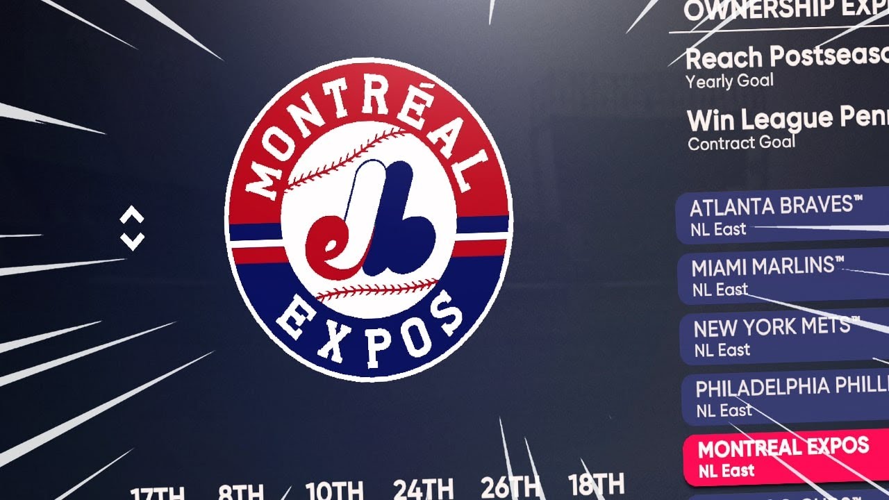 i brought the MONTREAL EXPOS back in MLB The Show 21 