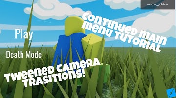 Smooth Camera Movement for your Main Menu in Roblox Studio | Arro