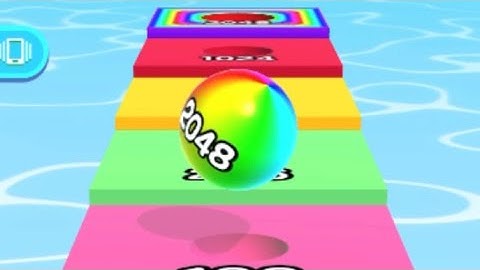 BALL RUN 2048  - All  Levels /Gameplay IOS  (Part 106).