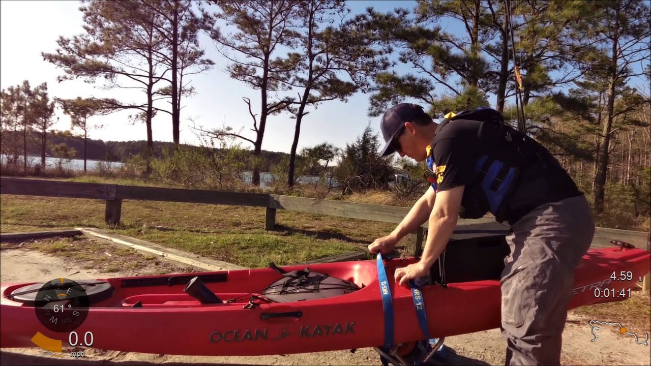 How To Load And Roll With Your Kayak Cart.