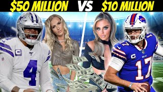 Dak Prescott VS Josh Allen SHOWDOWN| Mansions, Cars, Net Worth