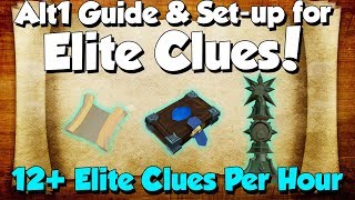 Elite Clue Scroll Guide! 12  Clues/hr! [Runescape 3] My Set-up & How to use Alt1 Efficiently