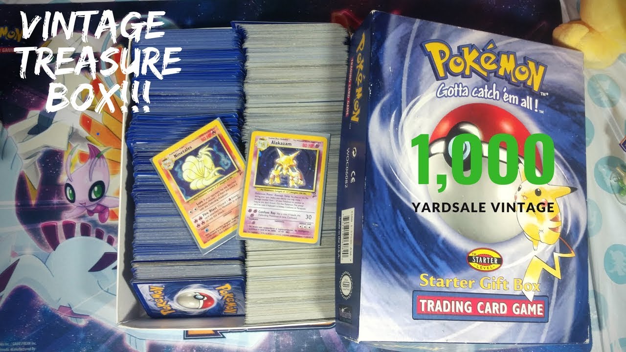 Opening A Vintage Pokemon Card Yard Sale Box part 1 YouTube Opening A Vintage Pokemon Card Yard Sale Box part 1 YouTube