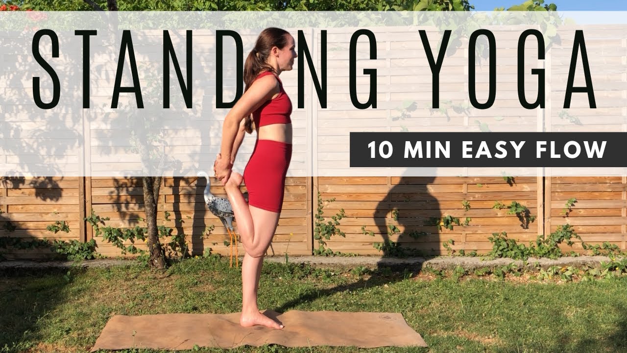 10 min STANDING YOGA (No yoga mat required!) 