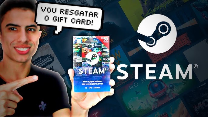 Encontre uma variedade de gift card Steam na GCM Games!