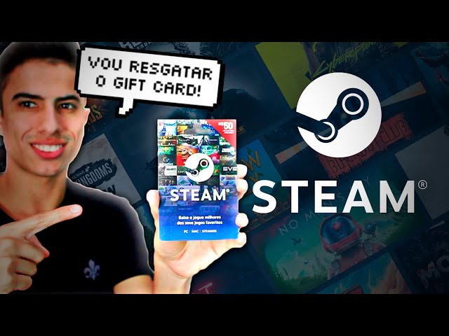 Como Resgatar um Cartão de Oferta de Steam 