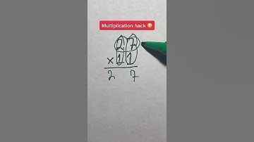 How to multiply 11 in a jiffy! #Shorts