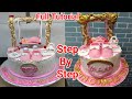 How To Make Baby Shower Cake | Unique Cake For Baby Shower Party | Baby Shower Cake With Jhula