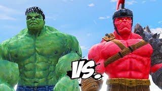 THE INCREDIBLE HULK VS PLANET RED HULK