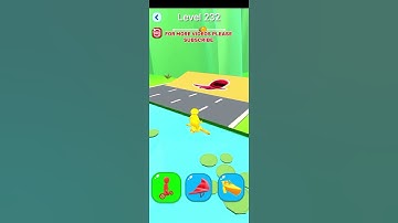 Shape-shifting Funny Race Gameplay Level-232 new hyper casual games #shorts #gameplay #shapeshifting