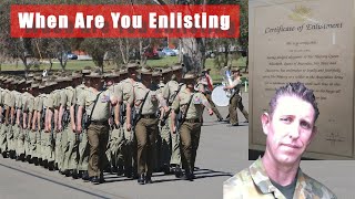 Australian Army Preparation when are you Enlisting let me know