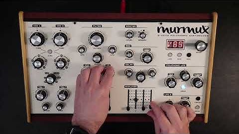 Dreadbox Murmux 8 Voice Polyphonic Synthesizer Demo [No Talking]