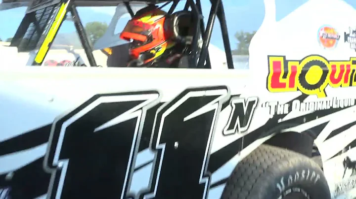 Ricky Newton DIRTcar Modified heat winner Jul 23 2...