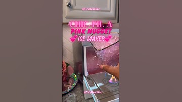 Chick-fil-A Nugget ICE maker  Pink Ice #ice #chickfila #ice #pink #nuggetice #valentinesdaygift