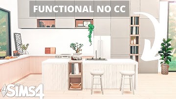 SIMS 4 KITCHEN IDEAS | NO CC | Sims 4 Build Tips and Tricks