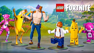 Amazing LEGO vs ORIGINAL Dance Battle: Fortnite (LEGO skins, TMNT, Starlit, Popular Vibe)