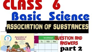 Class 6 Basic Science Chapter 5 | Association of Substances |Explanation in English| Kerala Syllabus