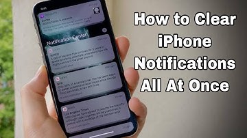How to Clear iPhone Notifications All at Once - clear all notification on iphone || apple info