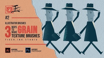 3 Ways to Make Grain or Noise Texture Illustrator Brushes | Adobe Illustrator