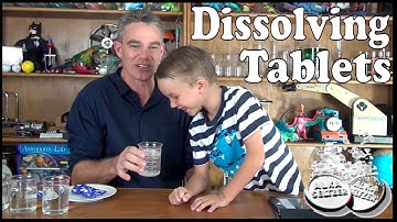 Easy science experiment for kids  – Dissolving tablets