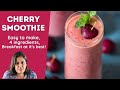 4 ingredients cherry smoothie