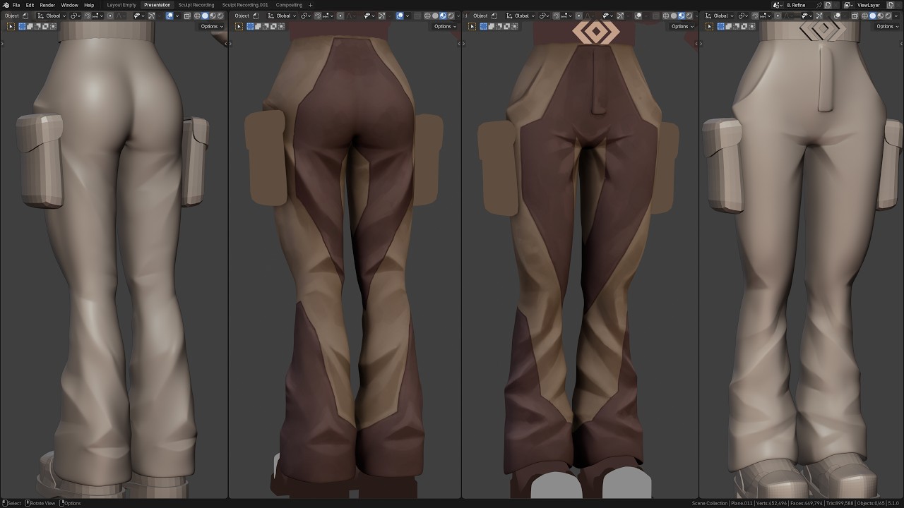 The Female Goon Texture Paint Finale (Day 23) - YouTube