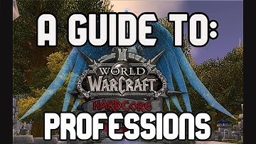 A Guide to Hardcore: Professions
