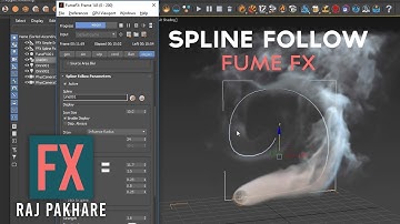 Tutorial: Spline Follow in 3Ds Max | Fume FX 5.0 | Raj Pakhare
